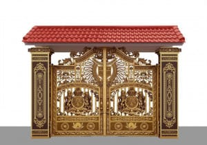 Thiết kế cổng nhôm đúc theo yêu cầu: Biến ngôi nhà của bạn thành cung điện