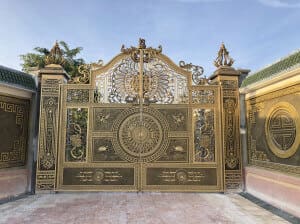 Tôn tạo không gian ngôi nhà với tuyệt tác từ Cổng nhôm đúc tại Nam Định